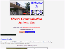 Tablet Screenshot of electrosys.com